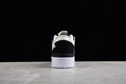 Adidas Forum Exhibit Low Cream White Black Sneakers