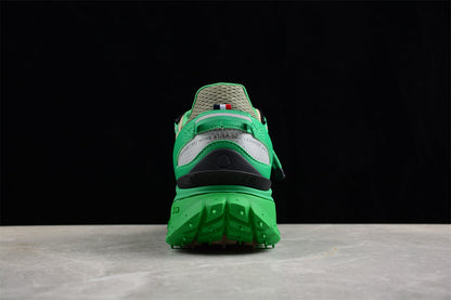 Moncler Trailgrip Beige Green Sneakers
