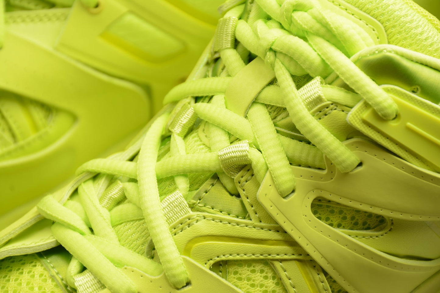 Lime Green Track Performance Sneakers