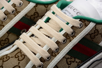 Gucci Tennis 1977 GG Canvas Beige Ebony Sneakers