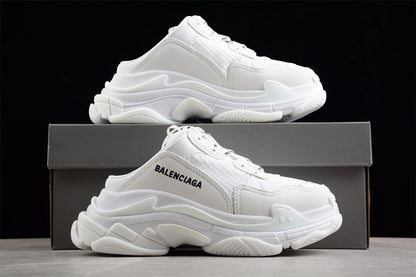 Balenciaga Triple S Mule All White