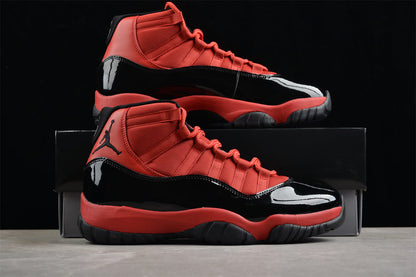 Air Jordan 11 Retro Black Red Sneakers