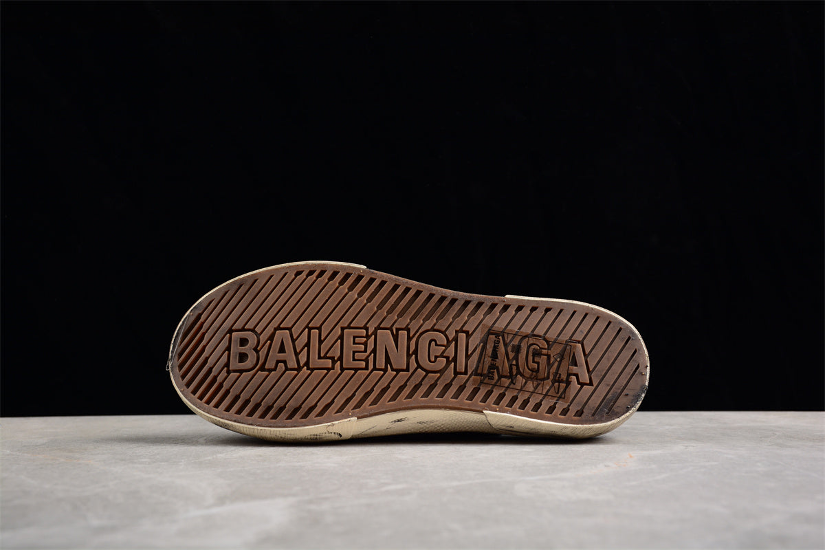 Balenciaga Paris Mule Denim Blue