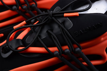 Balmain Unicorn Black Orange Trainers