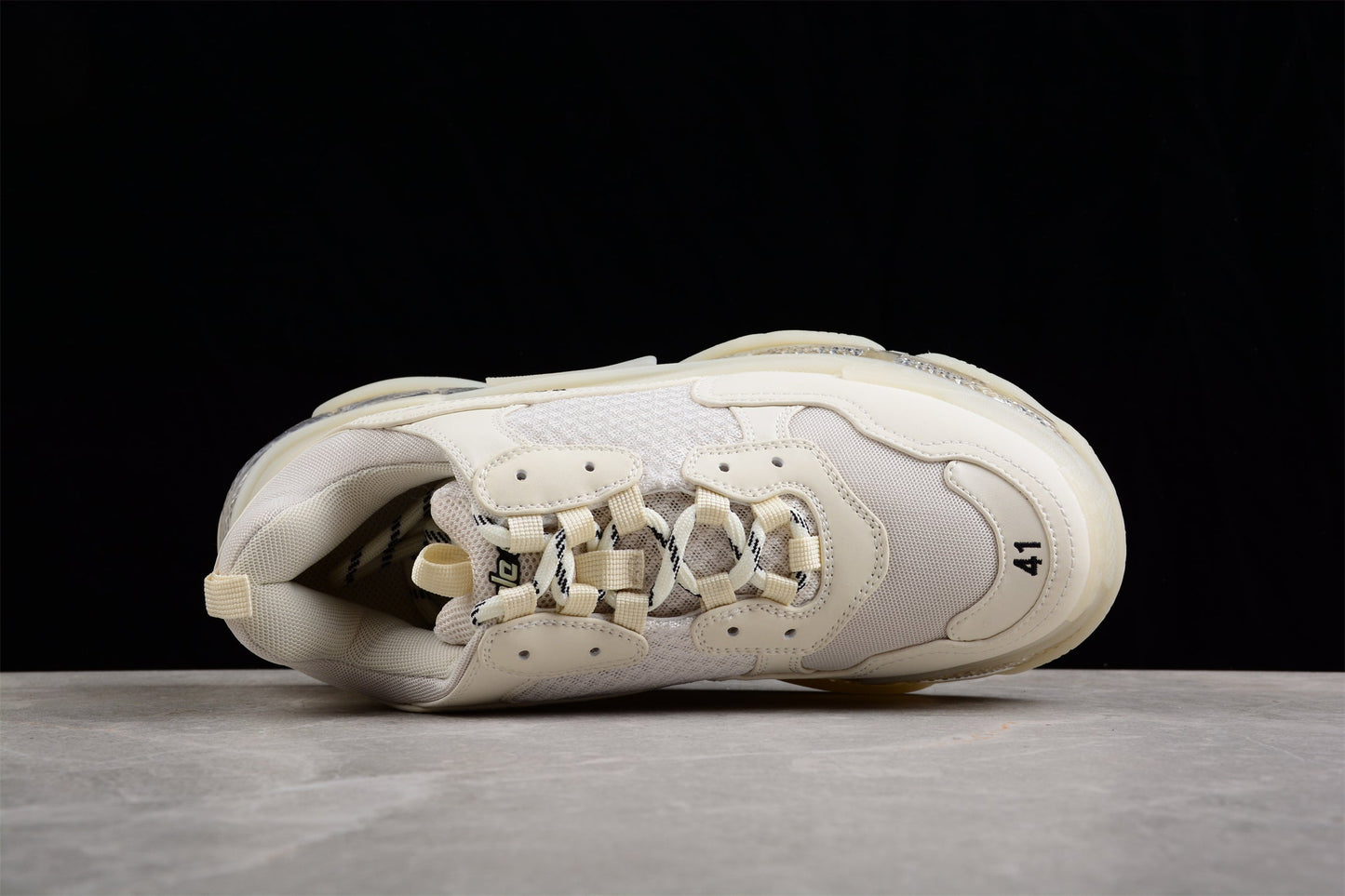 Balenciaga Triple S Clear Sole White Sneakers