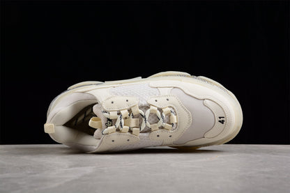 Balenciaga Triple S Clear Sole White Sneakers