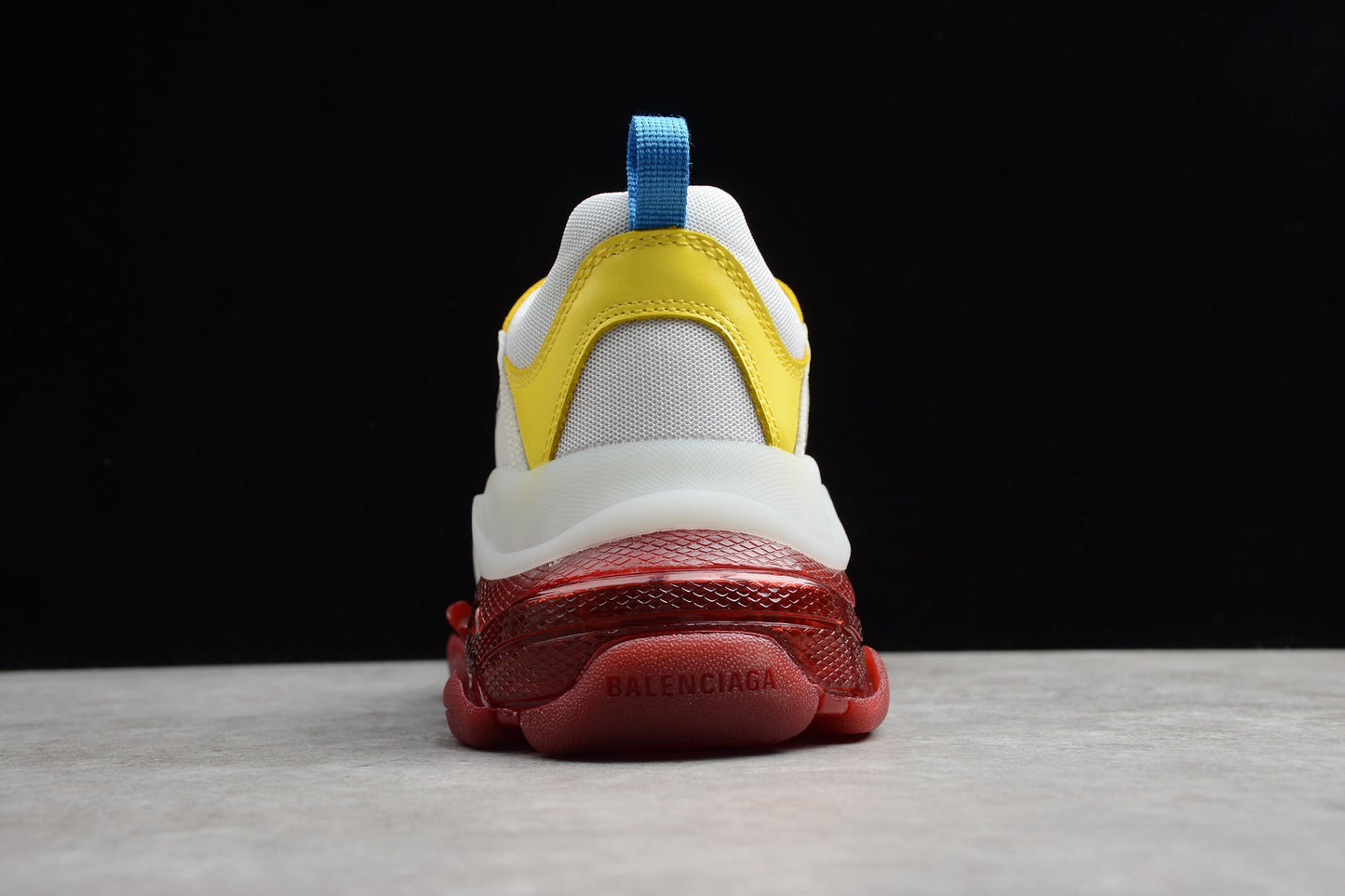 Balenciaga Triple S Clear Sole White Yellow Sneakers