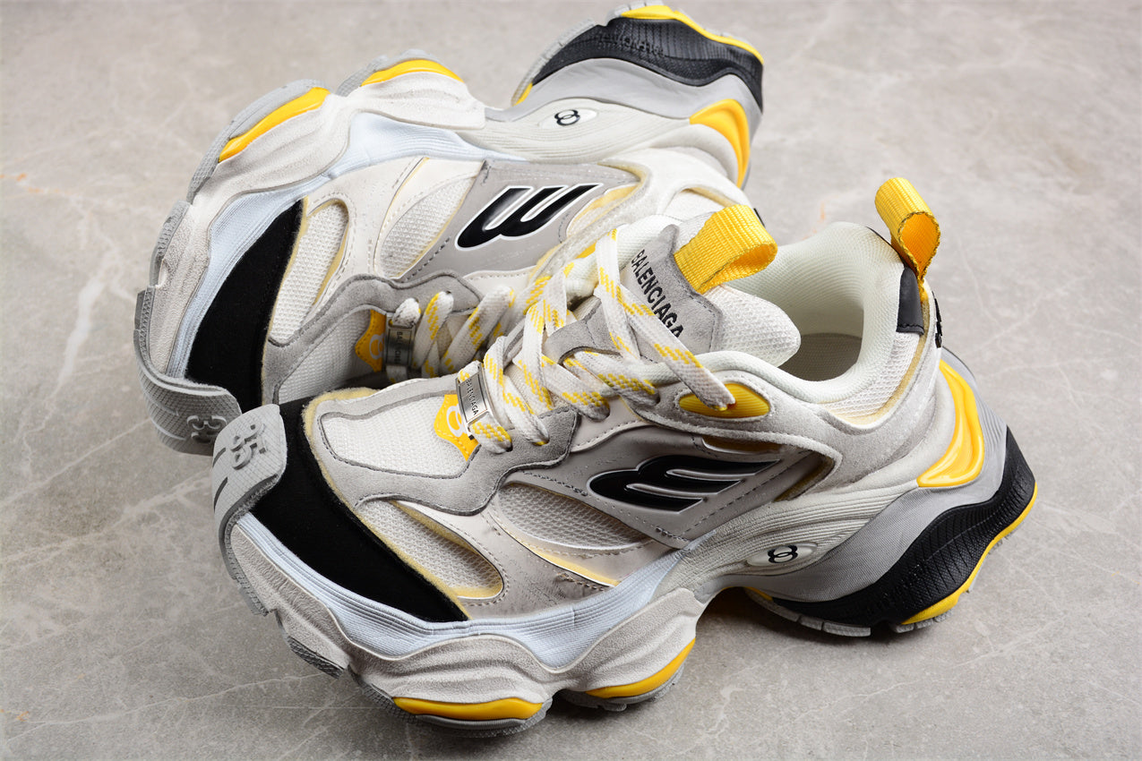 Balenciaga Cargo Grey Yellow Sneakers