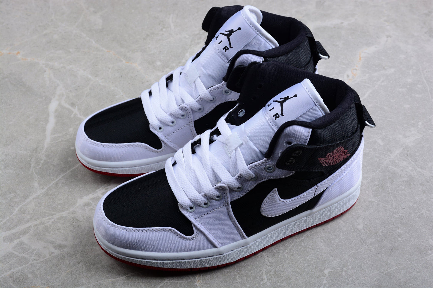 Air Jordan 1 Mid SE "Utility Black White Gym Red"
