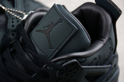 KAWS x Air Jordan 4 Retro Black Sneakers