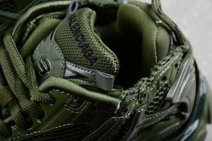 Balenciaga Runner Leather Free Khaki Sneakers