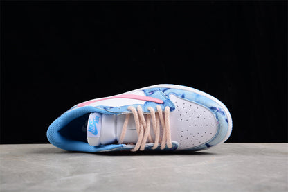 Air Jordan 1 Low SE Canvas Denim Pink Blue Sneakers