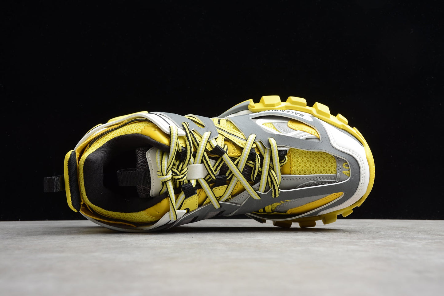 Yellow & Grey Track Performance Sneakers