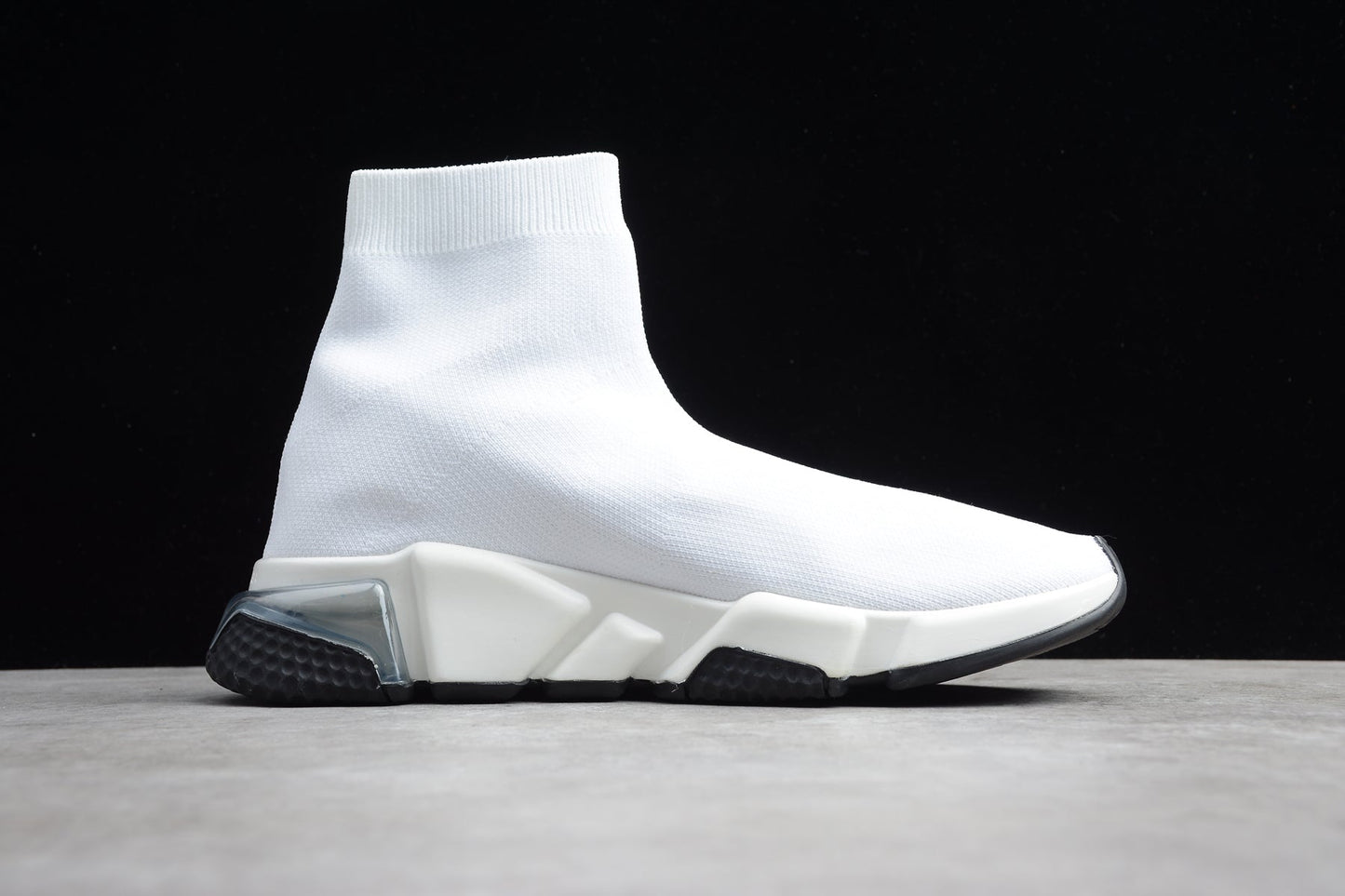 Balenciaga Off-White Speed Knit Sneakers