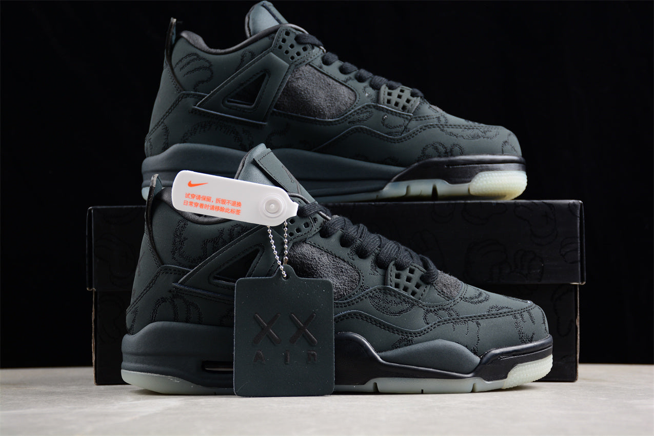 KAWS x Air Jordan 4 Retro "Black"