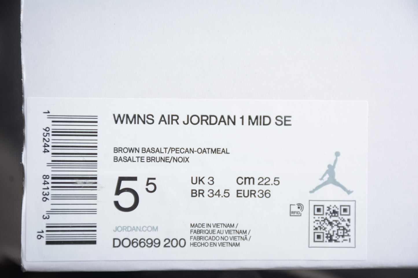 Air Jordan 1 Mid SE "Brown Basalt Fleece"