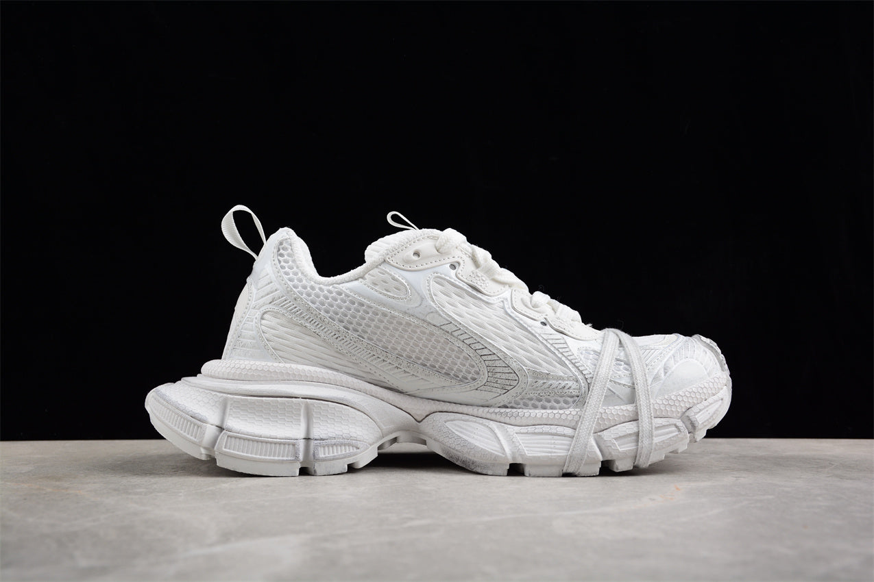 Balenciaga 3XL White Distress Sneakers