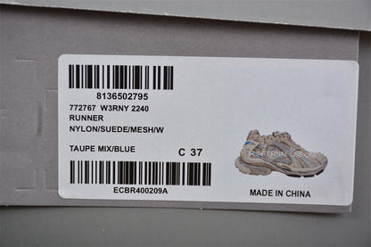 Balenciaga Runner Taupe Blue