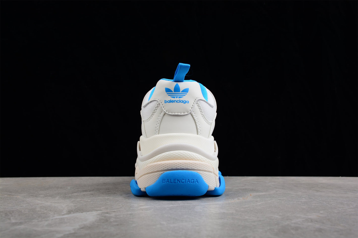 Adidas x Balenciaga Triple S White Blue Sneakers
