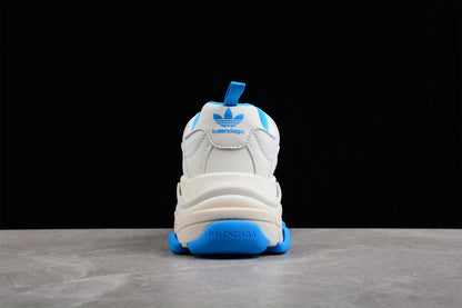 Adidas x Balenciaga Triple S White Blue Sneakers