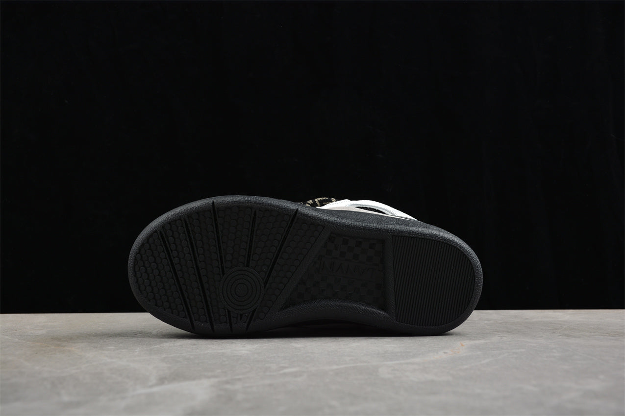 Lanvin Curb Sneaker (White/Anthracite)