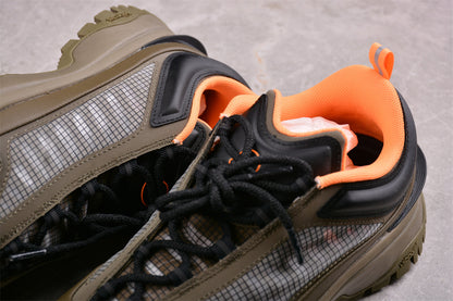 Moncler Trailgrip Lite 2 Olive Orange Sneakers