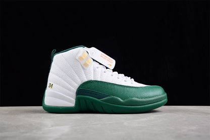 Ray Allen Air Jordan 12 PE White Green Sneakers