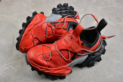 Balenciaga Hike Red Black Sneakers