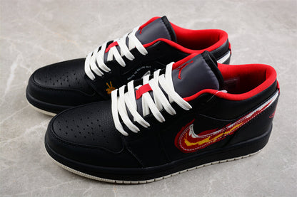 Air Jordan 1 Low Flaming Swoosh Sneakers
