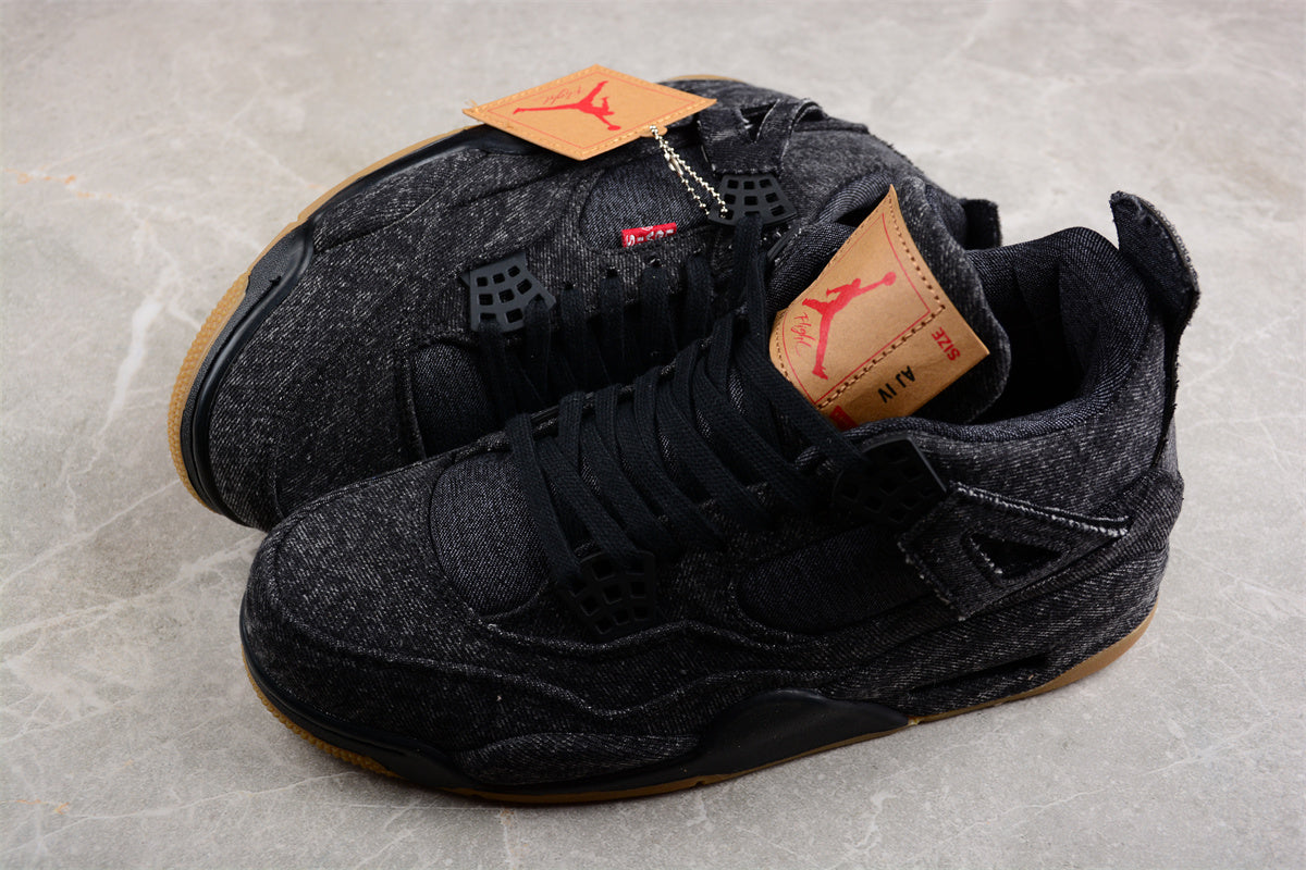 Levi’s x Air Jordan 4 Retro "Black Denim"