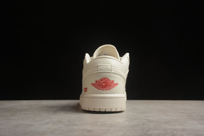 Supreme x Air Jordan 1 Low AJ1 Sneakers
