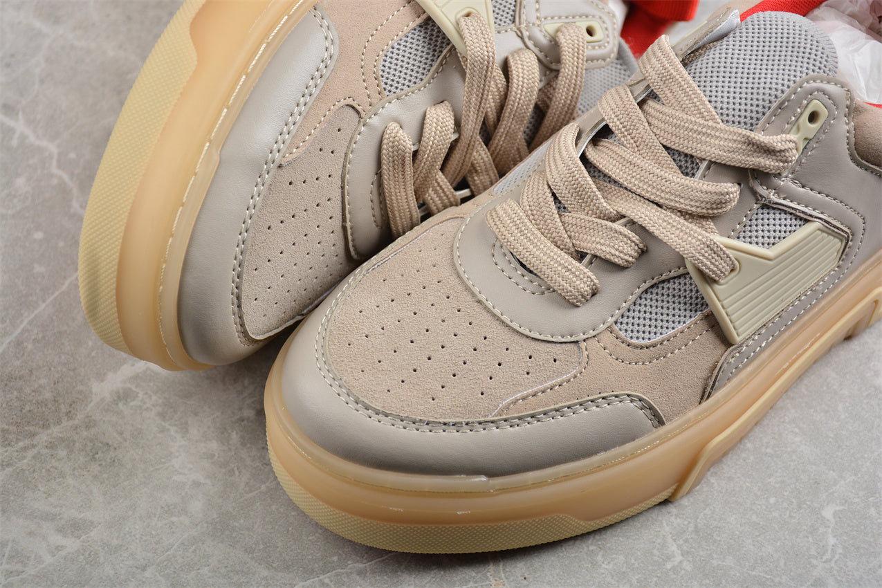 Christian Louboutin Astroloubi Leather Sneakers in Grey