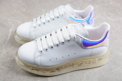Alexander McQueen Oversized Clear Sole Multicolor Leather Sneakers