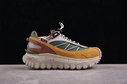 Moncler Trailgrip Green Multicolor Sneakers