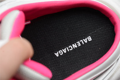Balenciaga Track Mule White & Rose Pink