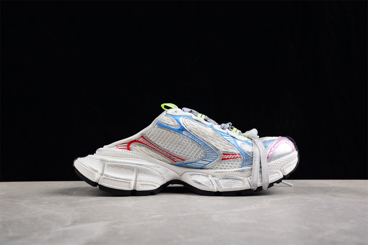 Balenciaga 3XL Mule White Multicolor