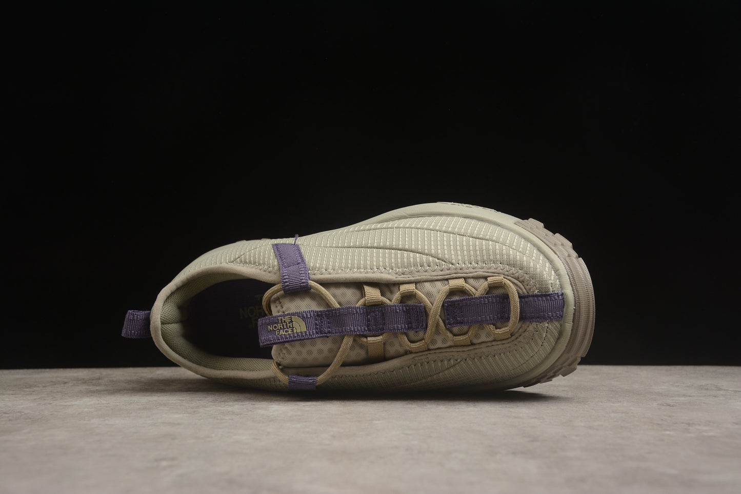 The North Face NEVER STOP Anti‑Slip Wear‑Resistant Low‑Top Casual Shoes – Gray/Purple