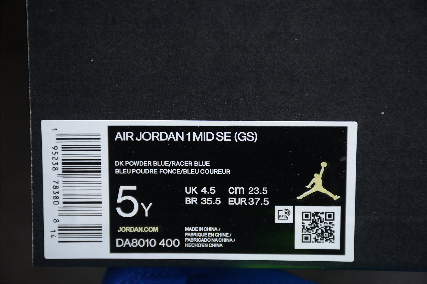 Air Jordan 1 Mid SE GS 'Sprite Blue'