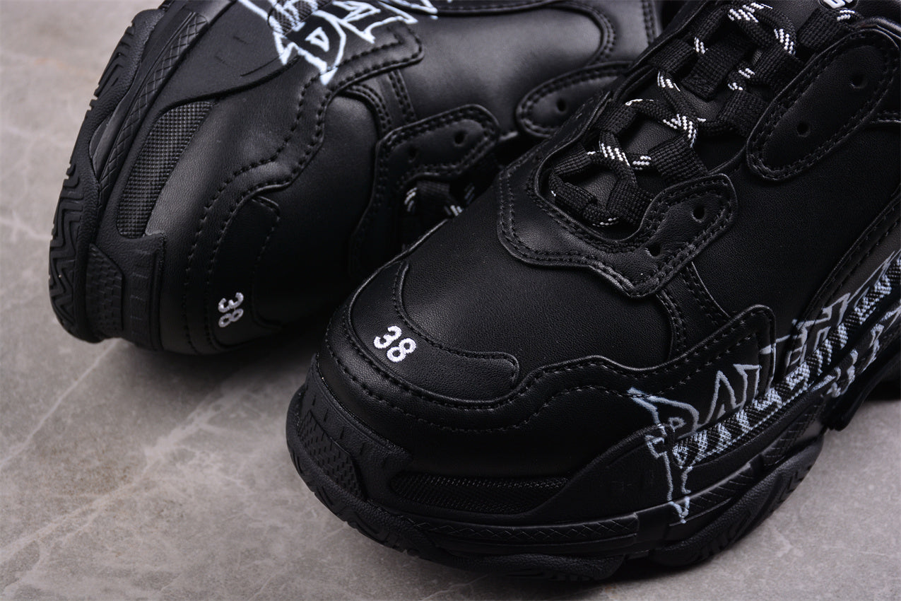 Balenciaga Triple S Black Sneakers