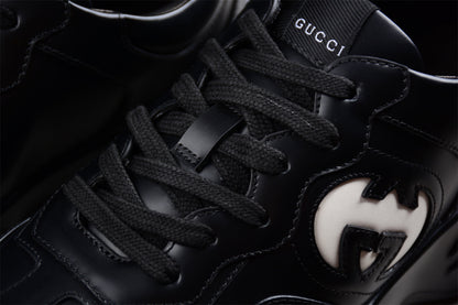 Gucci Interlocking G Rhyton Black Sneakers