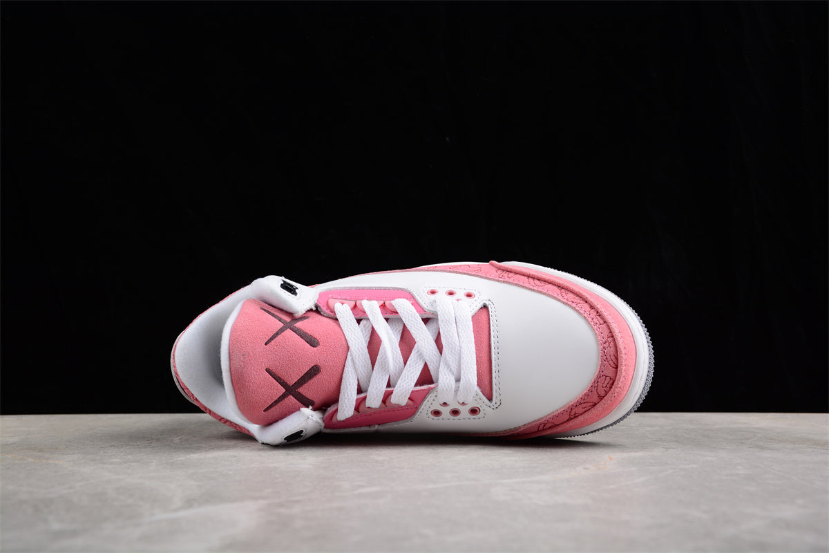 Air Jordan 3 KAWS Custom White/Pink
