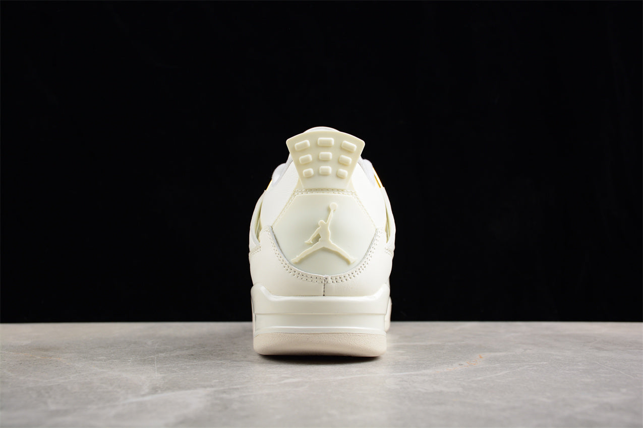 Air Jordan 4 Retro 'White Metallic Gold'