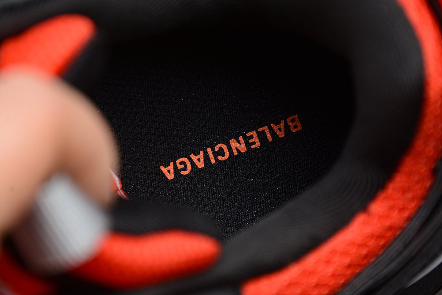 Men's Red & Black Track Performance Sneakers
