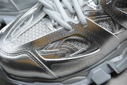 Women's Silver Track Lifestyle Sneakers