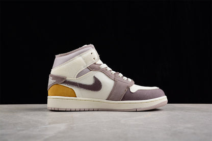 Nike Air Jordan 1 Mid Craft Sail Sneakers