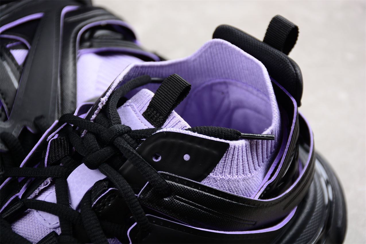 Balenciaga Track 3.0 Black Purple Sneakers