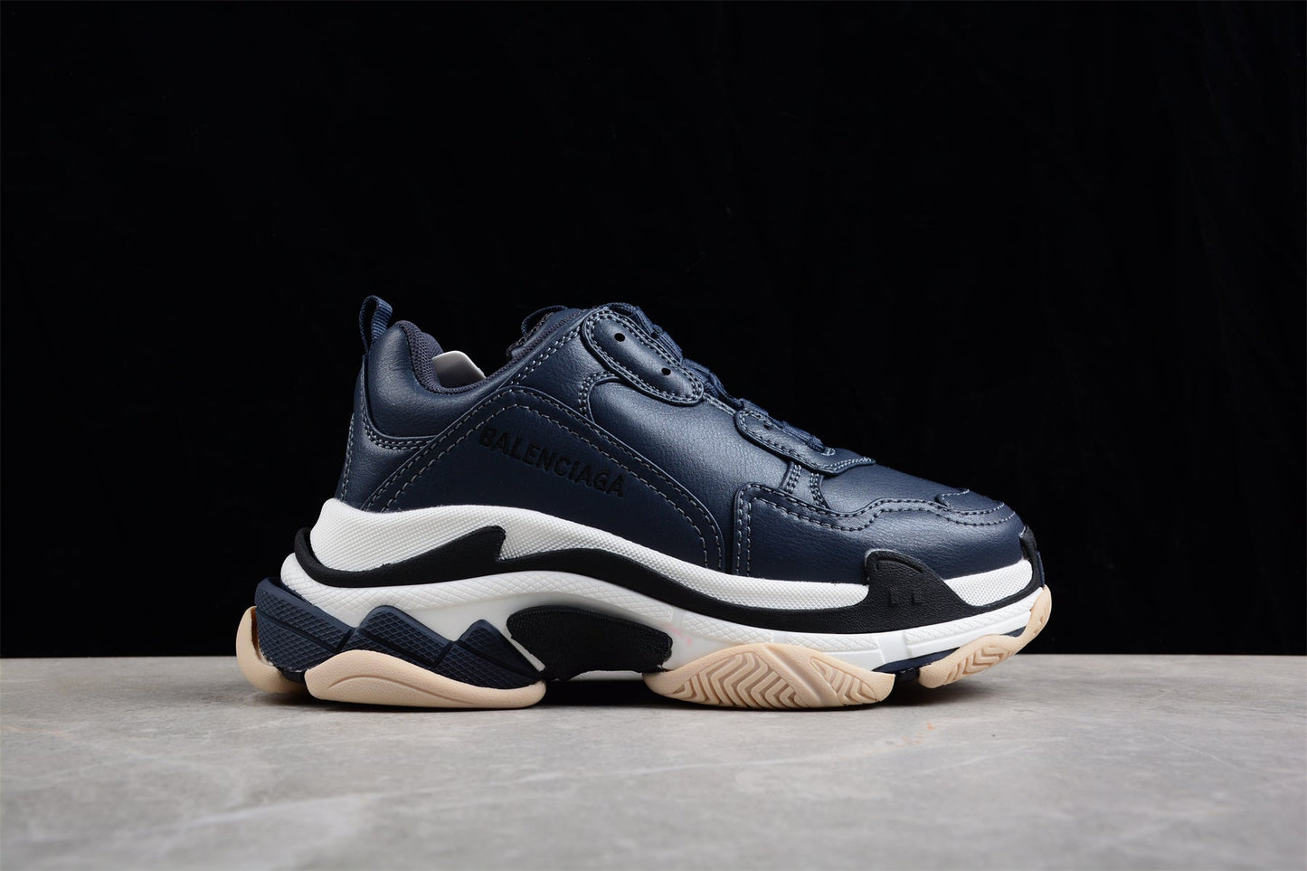 Balenciaga Triple S Blue White Sneakers