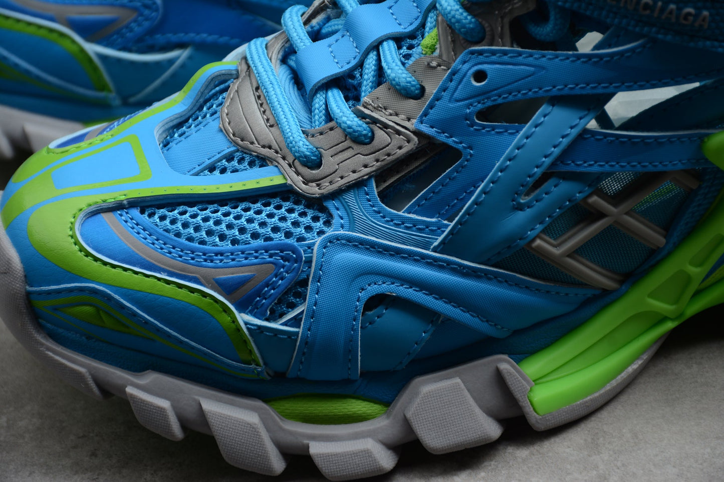 Balenciaga Track 2 Blue Green Sneakers