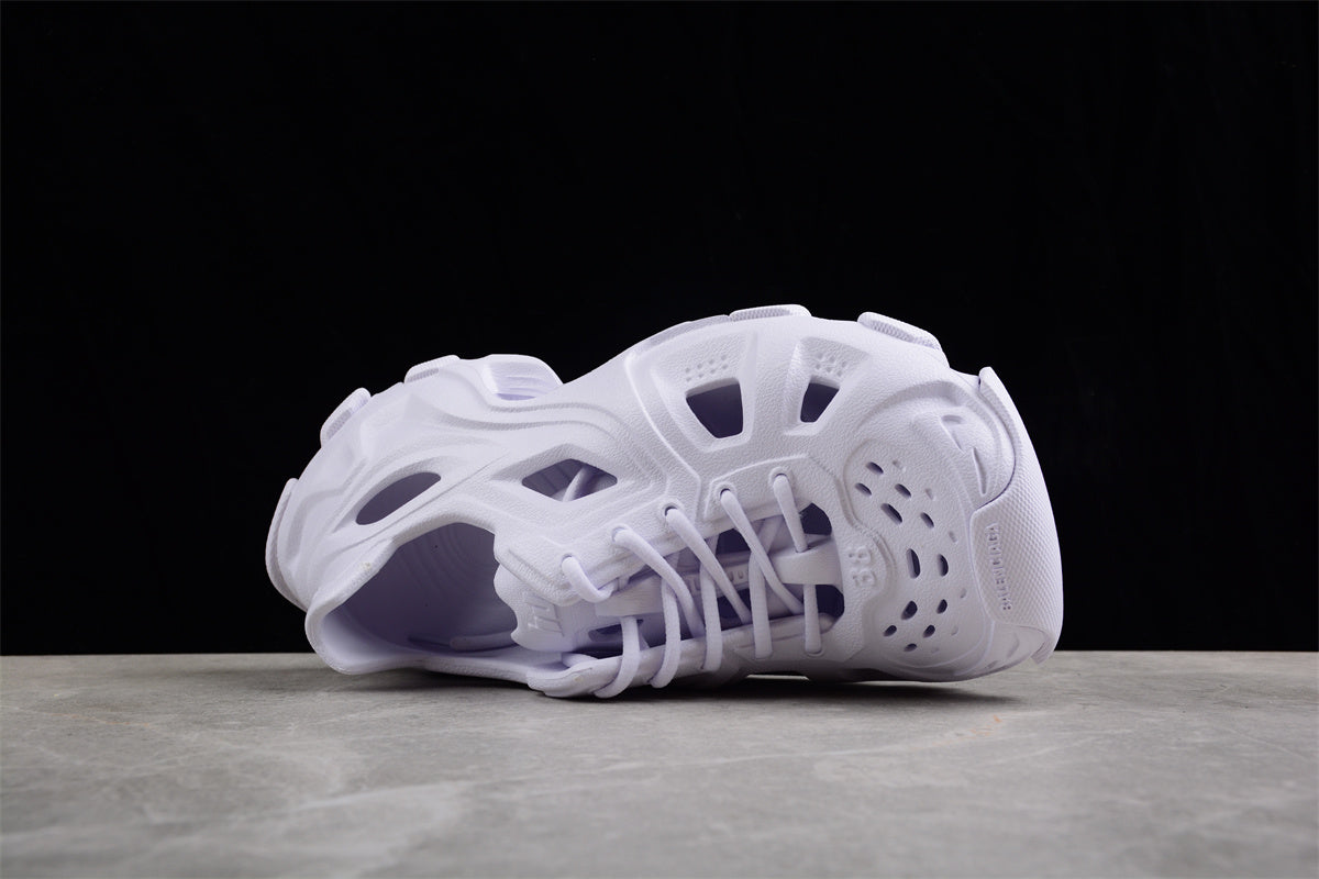 Balenciaga HD Lace Up White Sneakers