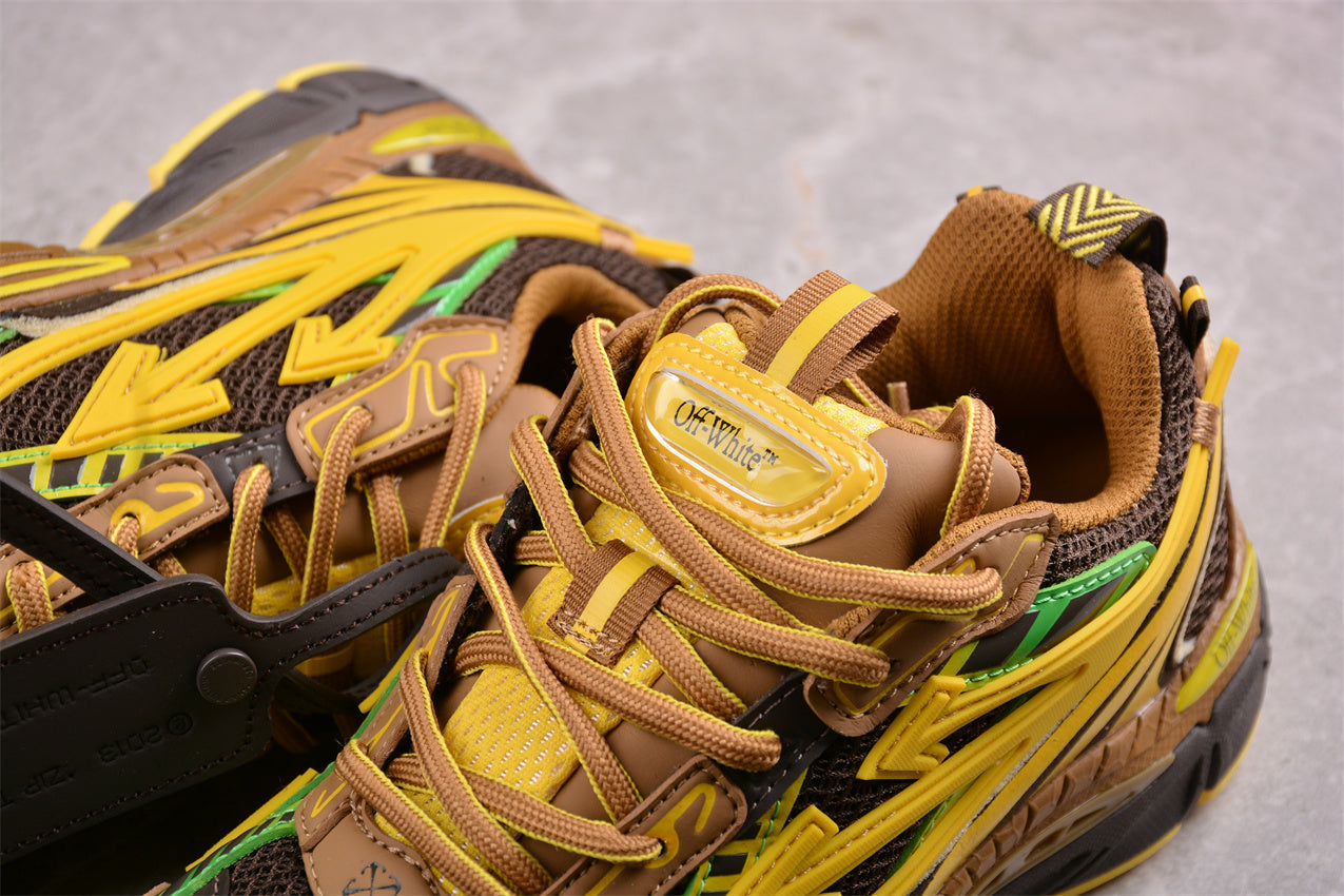 OFF-WHITE Be Right Back in Brown/Yellow